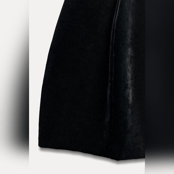 NWT ZARA Benla PEPLUM VELVETβDRESS ZW COLLECTION - Picture 14 of 15